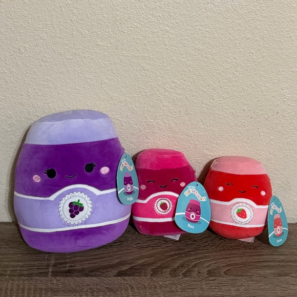 Squishmallows Other - Squishmallows Plush Jelly Jams Trio Set